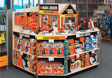 In-Store Display solution for Lowe's tool area.