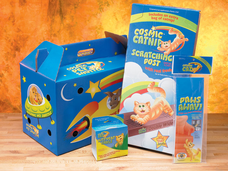 Cosmic Cat product branding