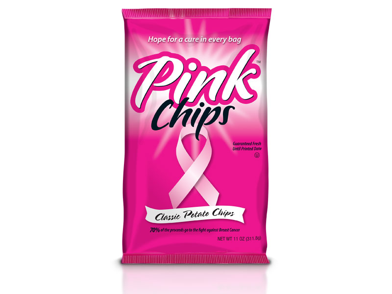 Pink Chips packaging