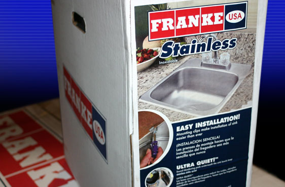 Package design samples of FRANKE retail products