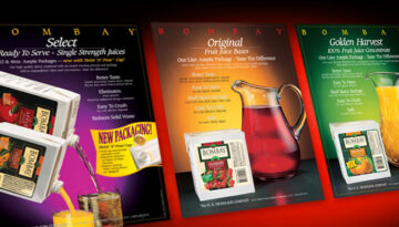 Print advertising and package design materials
