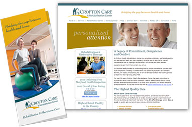 Crofton Care & Rehabilitation Marketing Materials