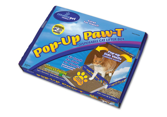 Package design for a retail pet product