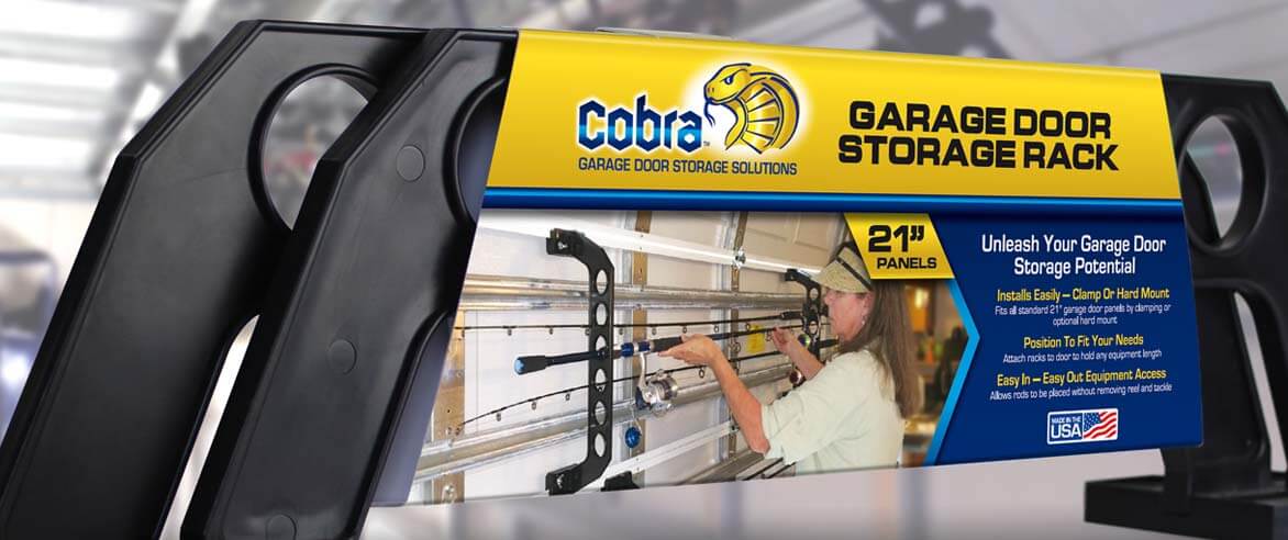 Cobra Storage Garage Door Storage Rack - Garage Storage System, 21