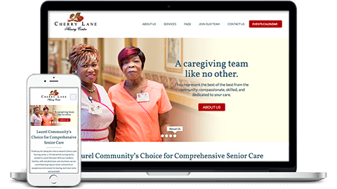 Nursing and healthcare website