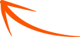Orange Arrow Design Element
