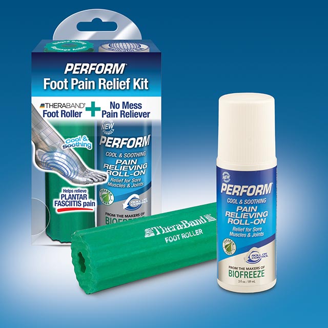Perform pain relief kit with products shown separately